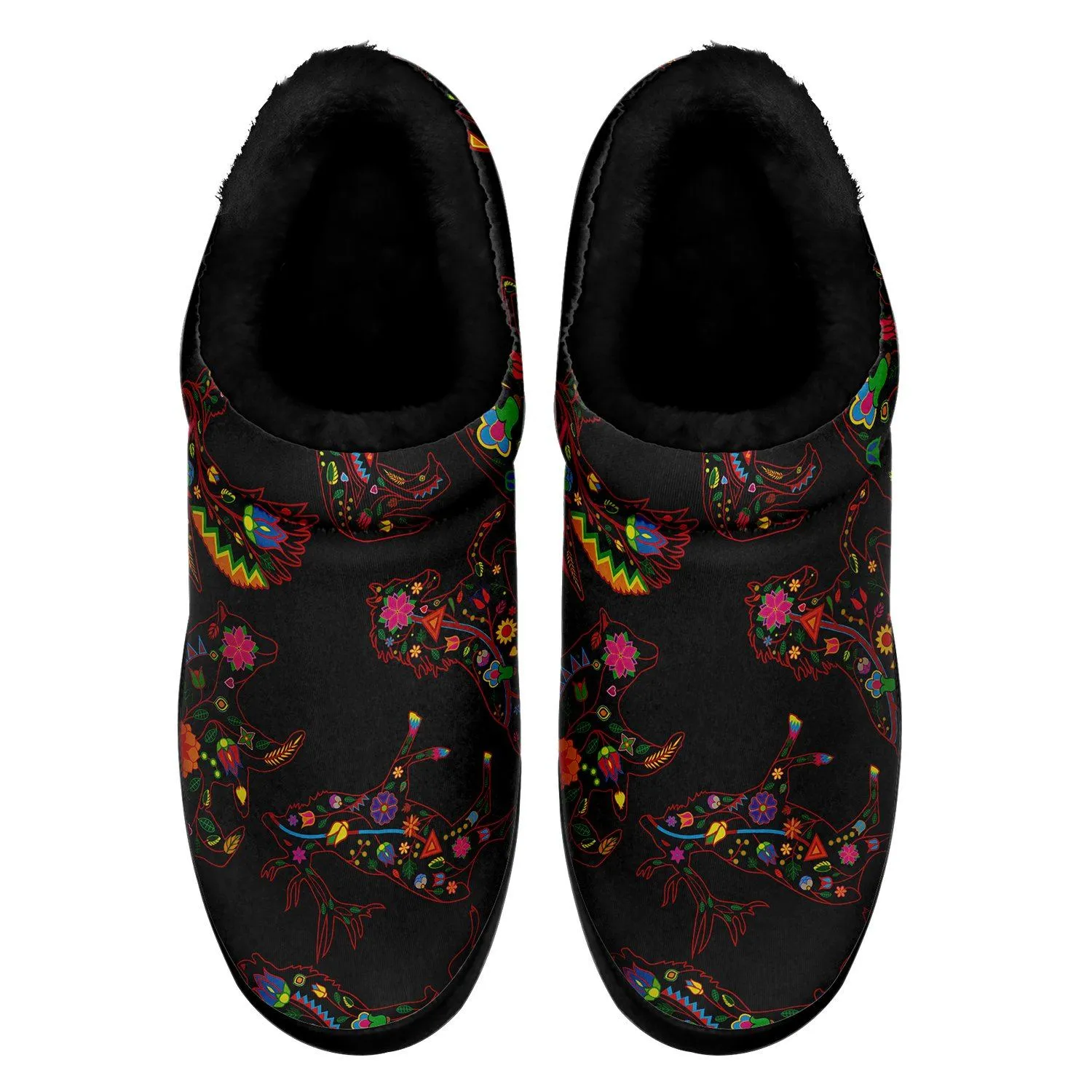 Neon Floral Animals Ikinnii