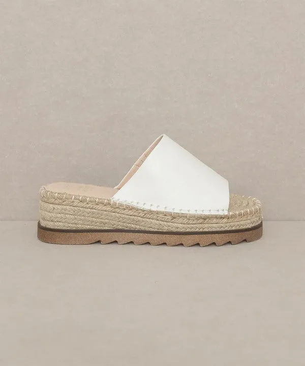 Off White Summer Thick Bottom Casual Slippers