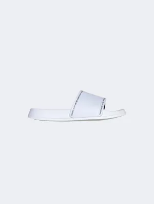 Oil And Gaz Open Slide Women Lifestyle Slippers White