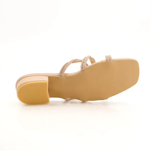 Pink Fancy Heel Slippers for women