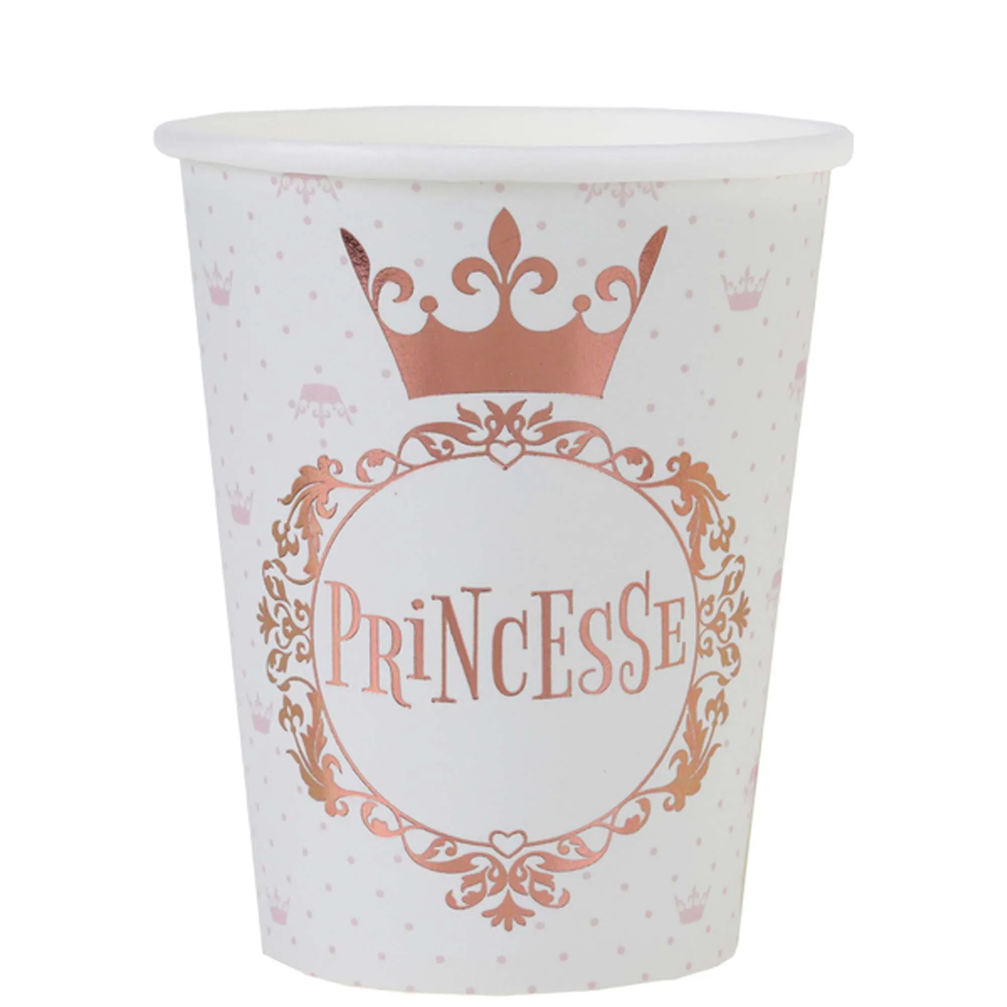 Princess Birthday Party Paper Cups, 9 Oz, 10 Count