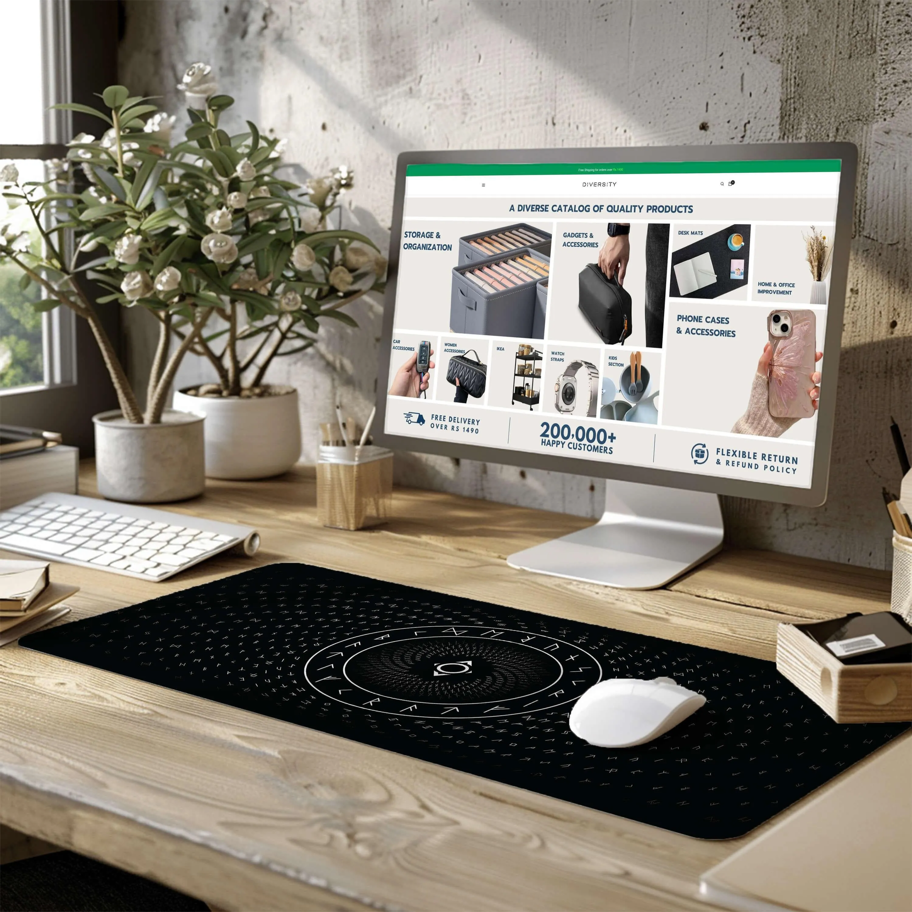 Printed Desk Mat - Ouija