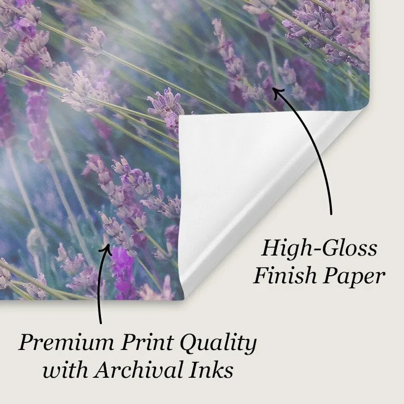 "Geometric Pink Floral" Poster Print