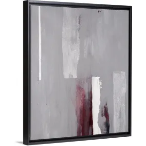 "invigorating III" Black Float Frame Canvas Art
