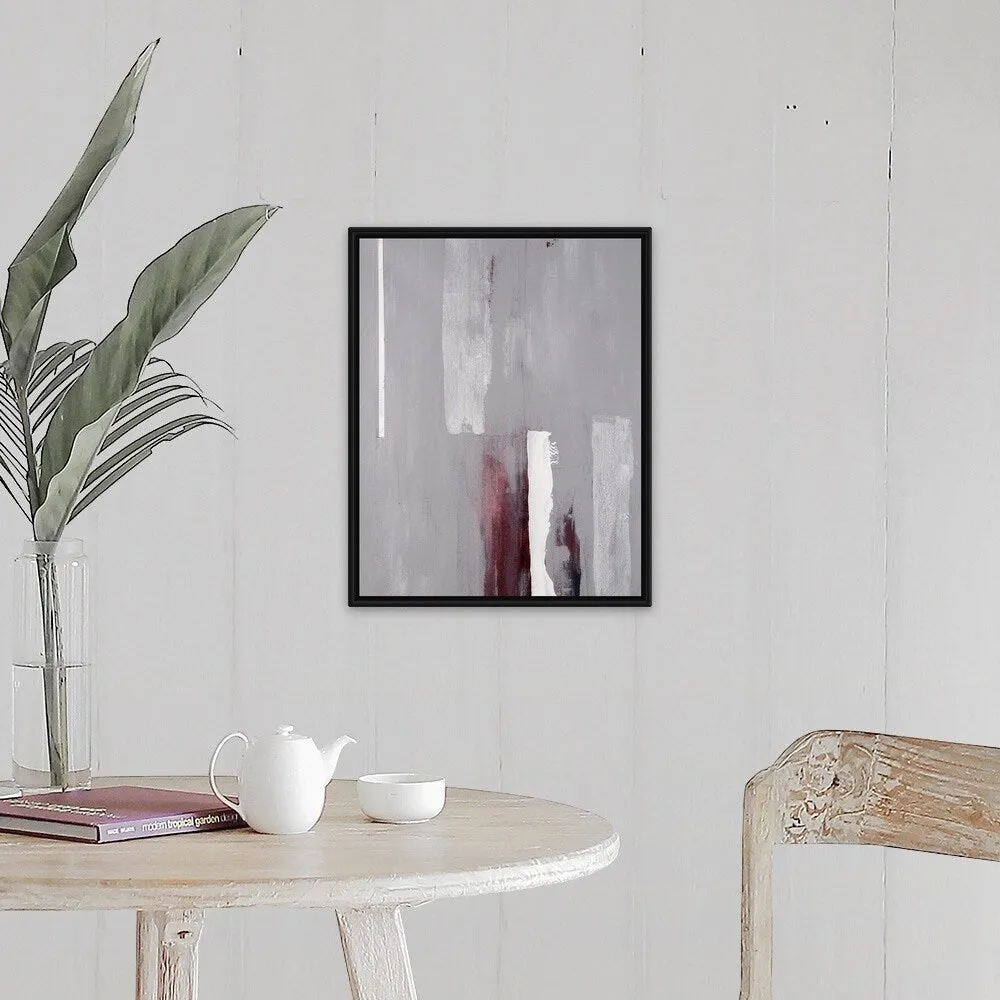"invigorating III" Black Float Frame Canvas Art