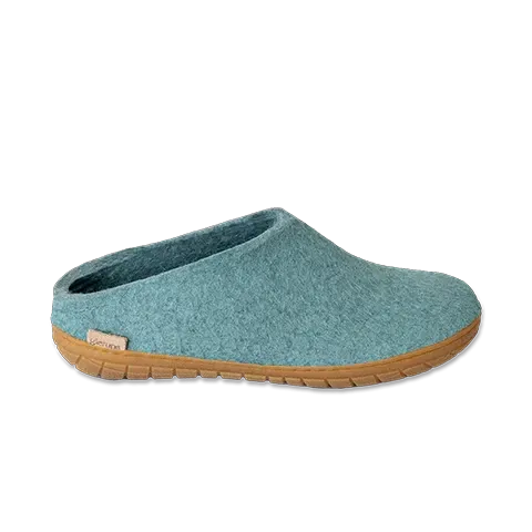 Rubber Sole Slip-On Slippers