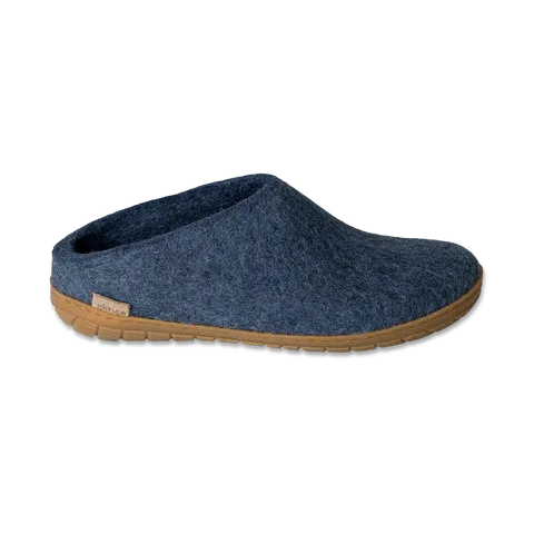 Rubber Sole Slip-On Slippers