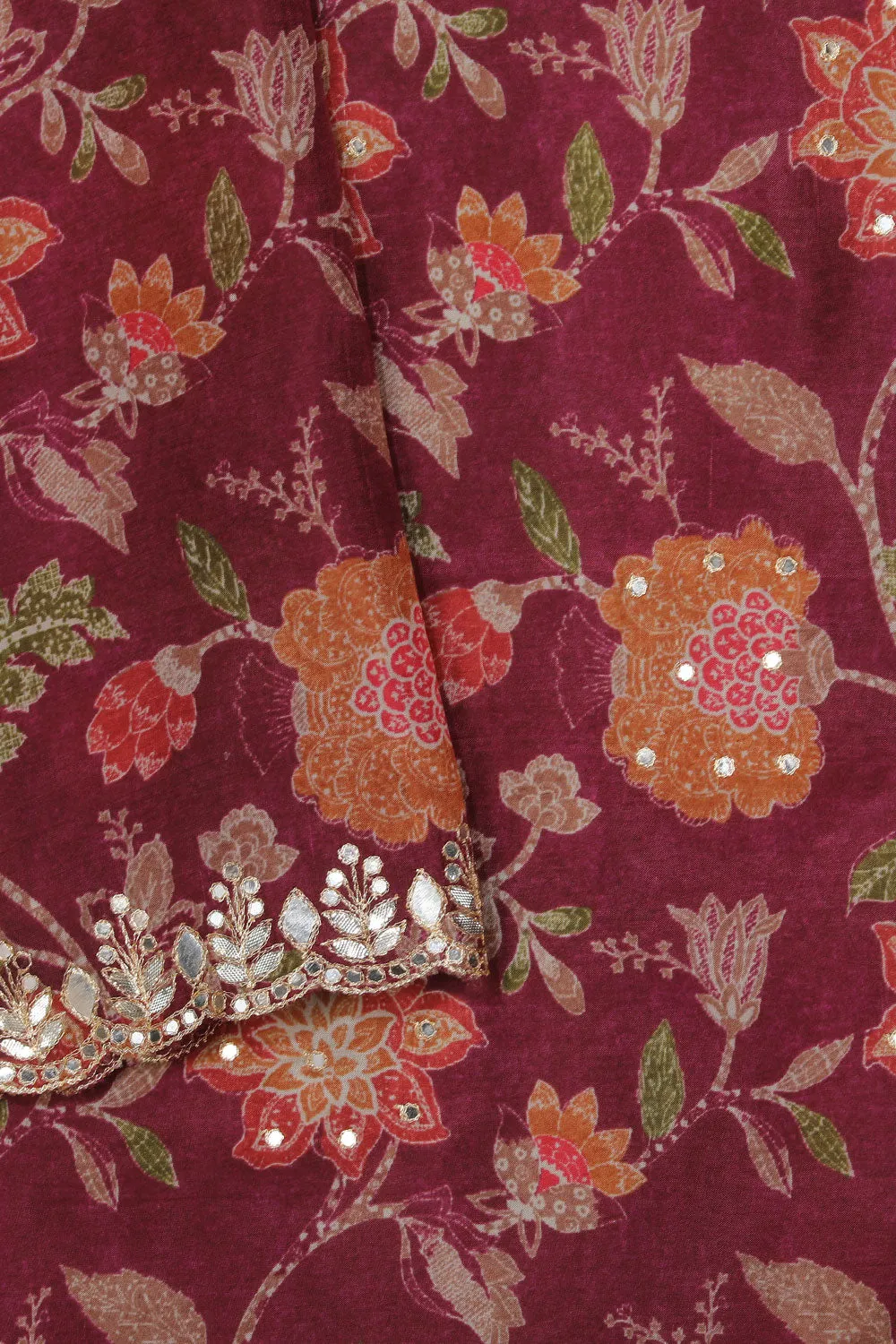 Simple Yet Elegant Plum Pink Saree