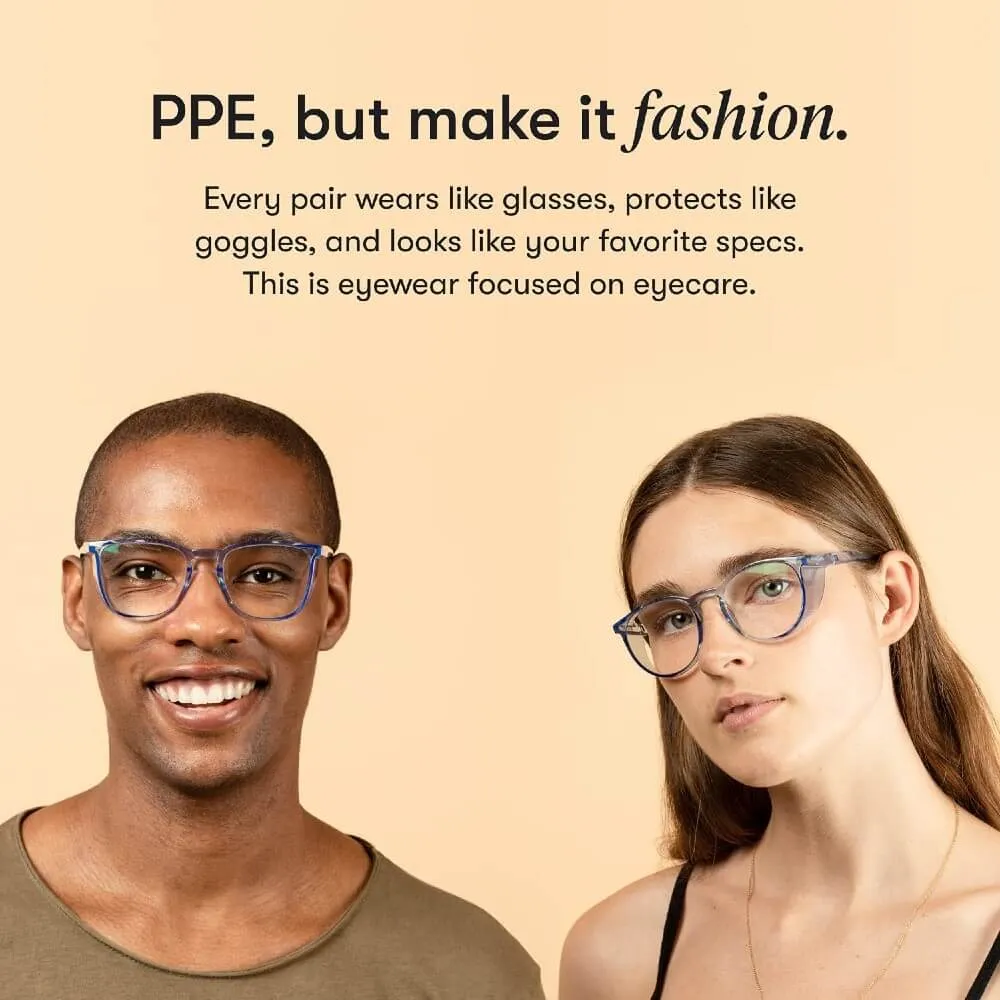 Stylish Safety Goggles Anti-Fog Blue Light Blocking Anti-Dust UV Protection Glasses