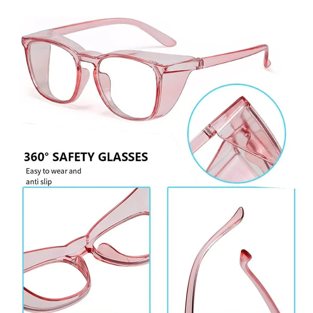Stylish Safety Goggles Anti-Fog Blue Light Blocking Anti-Dust UV Protection Glasses