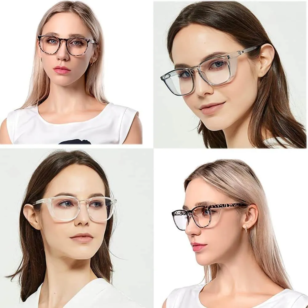 Stylish Safety Goggles Anti-Fog Blue Light Blocking Anti-Dust UV Protection Glasses