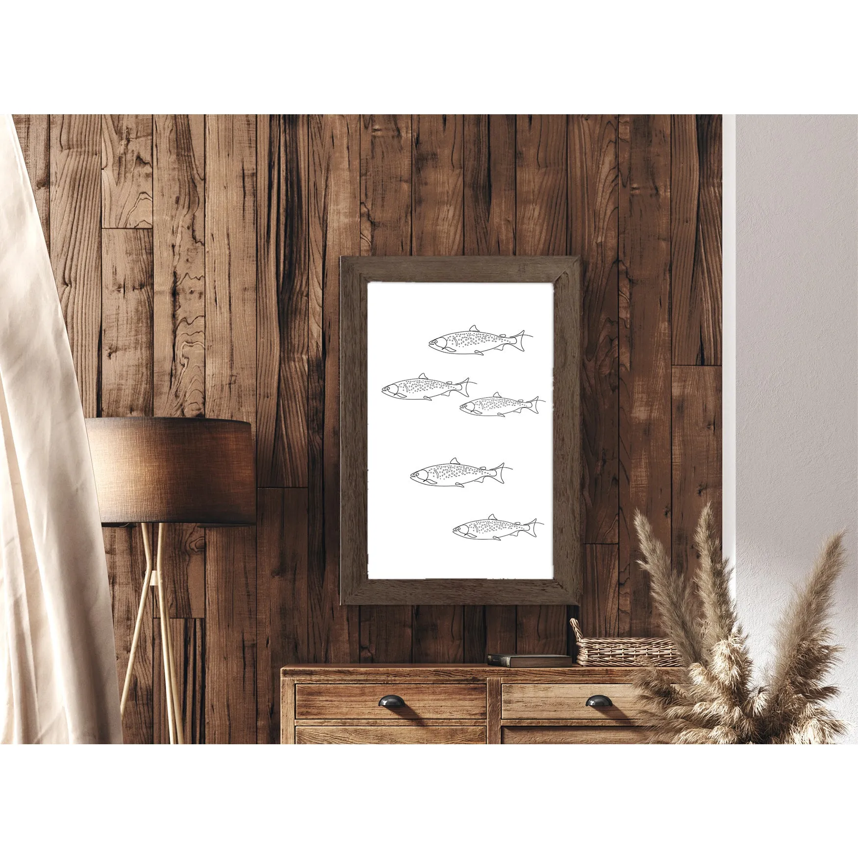 Trout Art Print | 11x17"
