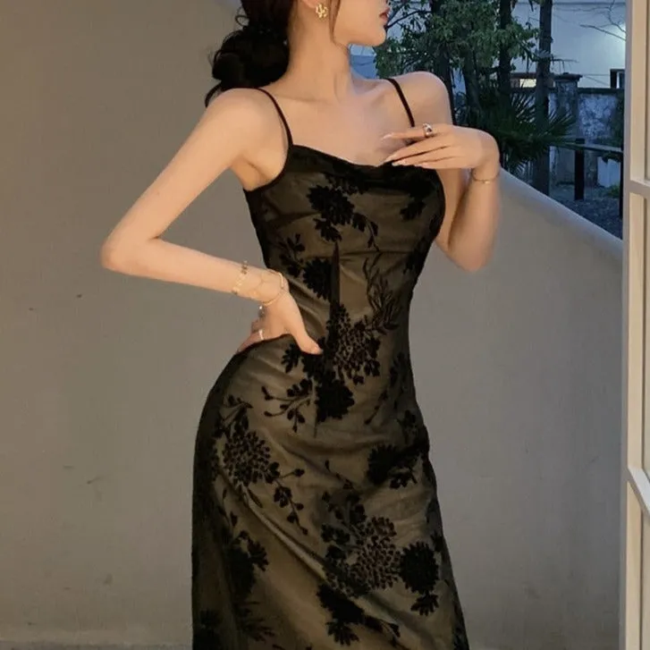 Vintage Floral Embroidery Dress