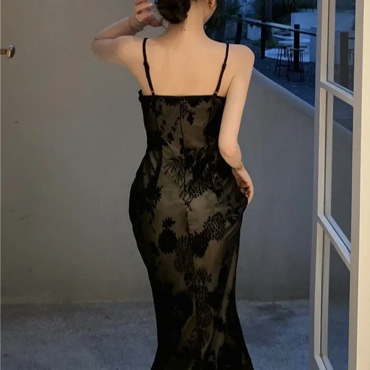 Vintage Floral Embroidery Dress