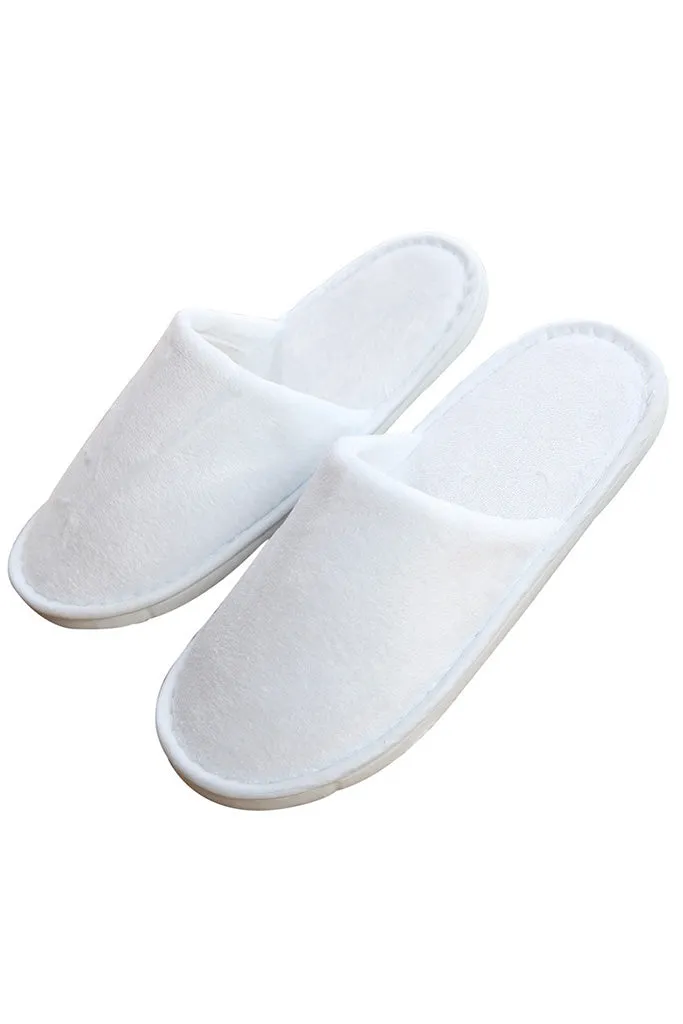 White Close Toed Slipper